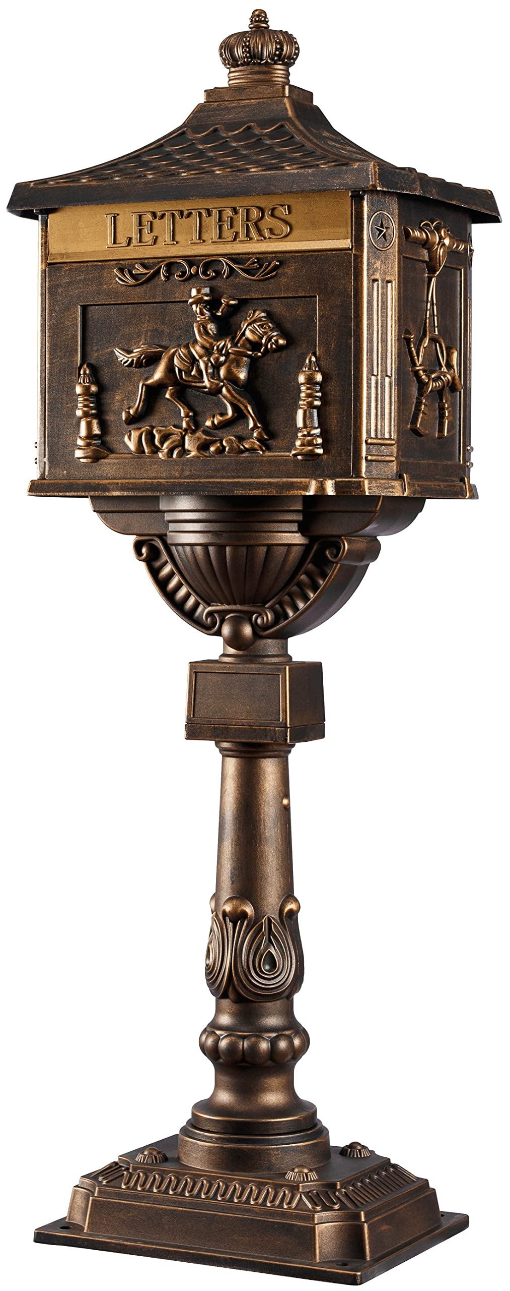 Amazon.com: ZOTORUN Mailbox Rustproof Cast Aluminum Locking